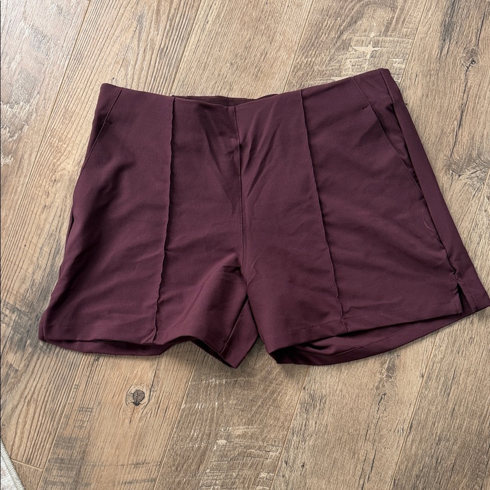 🆕 adidas Burgundy Plum Athletic Golf Shorts